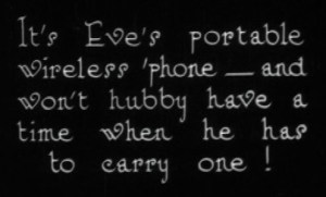 Eve's wireless phone